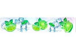 Стеновая панель 200 ПР лайм и мята