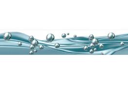 Стеновая панель 200 ПР серебряные шары