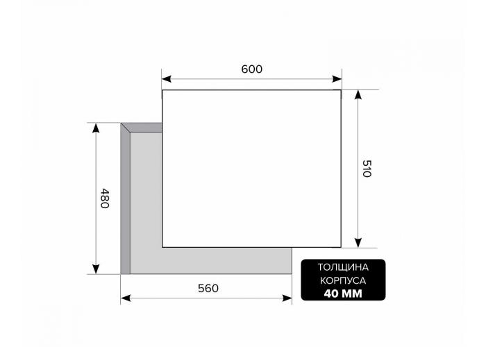 Газовая варочная панель LEX GVG 640-1 IV