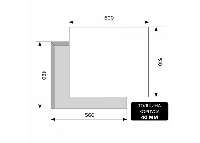 Газовая варочная панель LEX GVG 642 IV