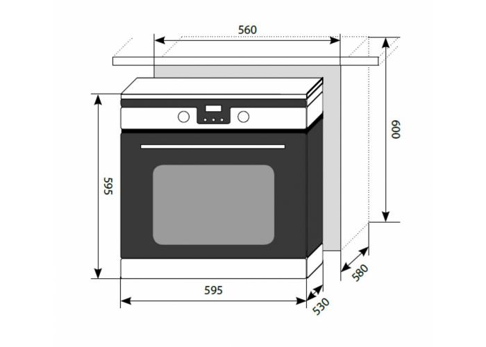 Электрический духовой шкаф LEX EDP 092 IV