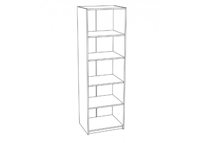 Шкаф с полками Стендмебель Мальта ШК 712