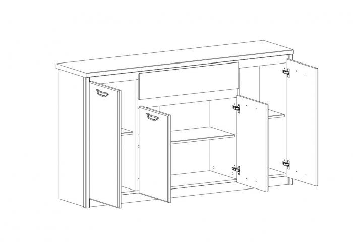 Тумба Анрэкс JAZZ 4D1S