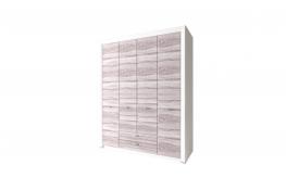 Шкаф без зеркала Анрэкс OLIVIA 4D2S