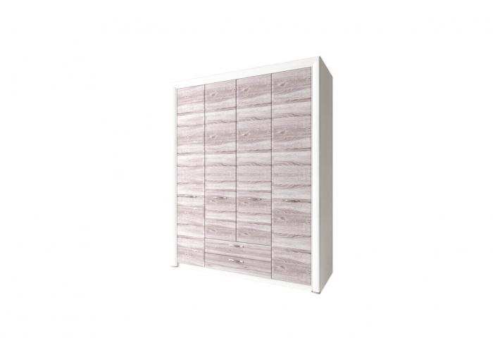 Шкаф без зеркала Анрэкс OLIVIA 4D2S