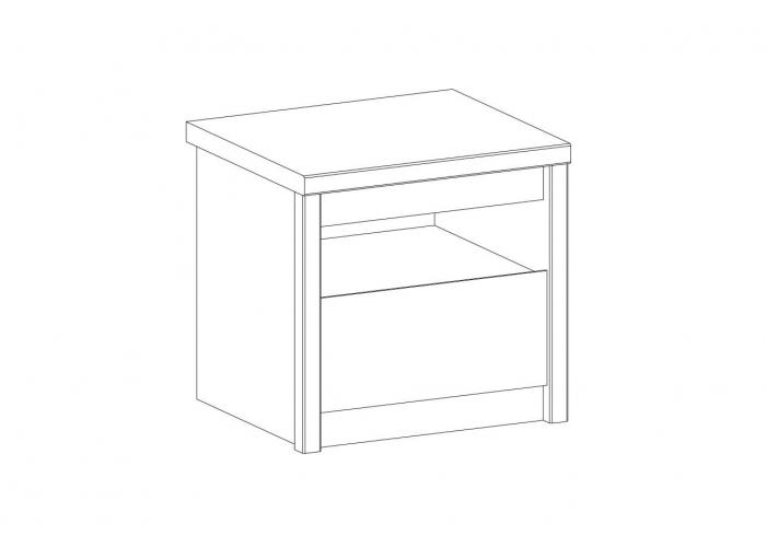 Тумба прикроватная Анрэкс JAZZ 1S