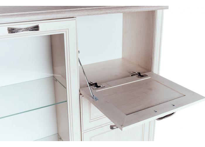 Шкаф с витриной Анрэкс MONAKO 1V2D1S