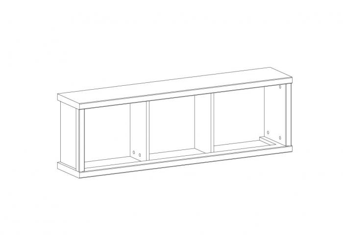 Полка навесная Анрэкс JAZZ 3N