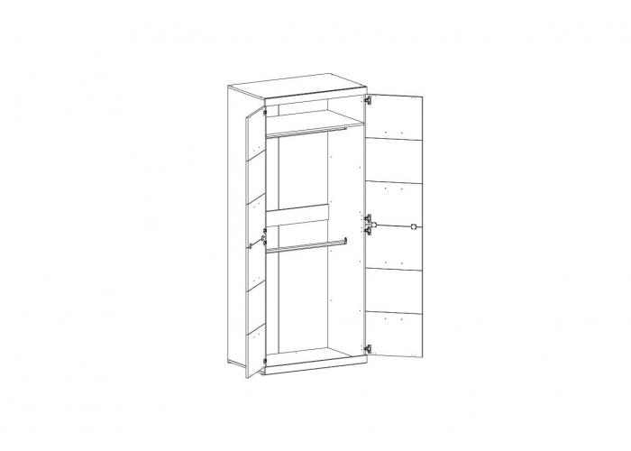 Шкаф Анрэкс OSKAR 2DG