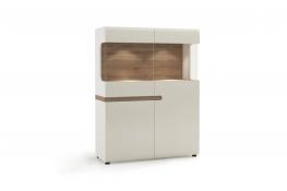 Шкаф с витриной Анрэкс LINATE 3D-1S/TYP 33