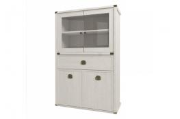 Шкаф с витриной Анрэкс MAGELLAN 2V2D1SL