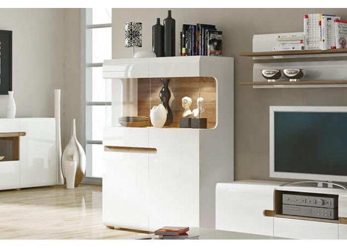 Шкаф с витриной Анрэкс LINATE 3D-1S/TYP 33