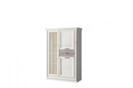 Шкаф с витриной Анрэкс BORDO 1V2D1S