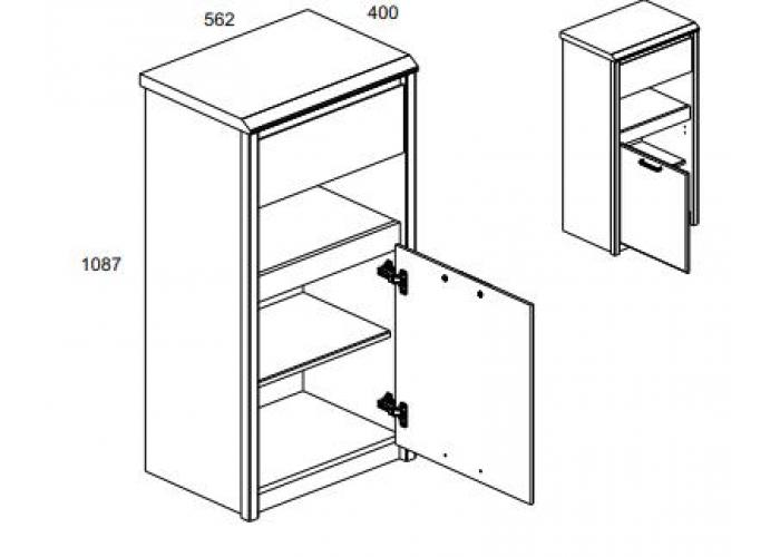 Тумба Анрэкс BJORK 1D1SN