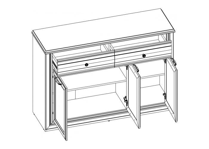 Тумба Анрэкс BORDO 3D2S
