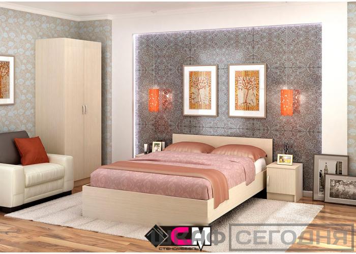 Кровать 2-х спальная Стендмебель Бася 557