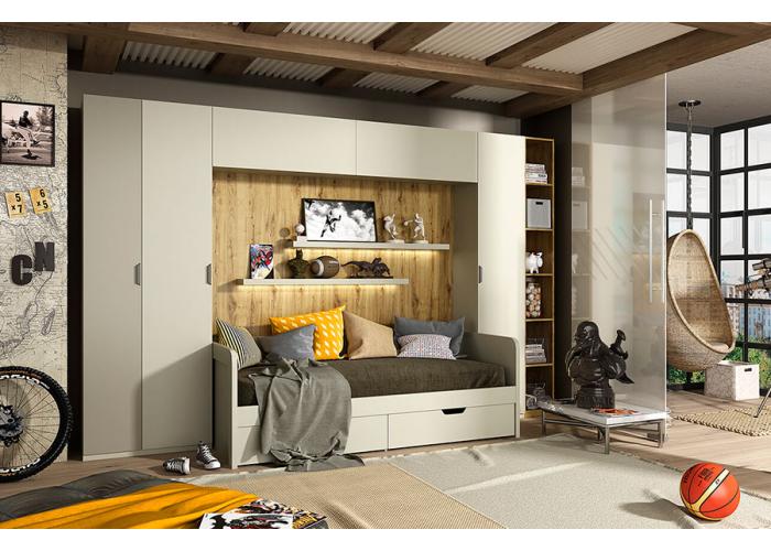 Шкаф навесной Анрэкс MODERN 1D/130-40