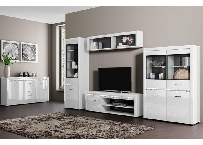 Тумба RTV Анрэкс WHITEBLACK 1D2N