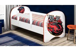 Детская кровать с фотопечатью Машина