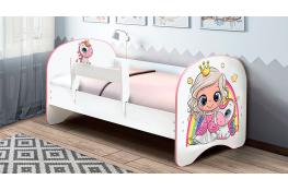 Детская кровать с фотопечатью Принцесса