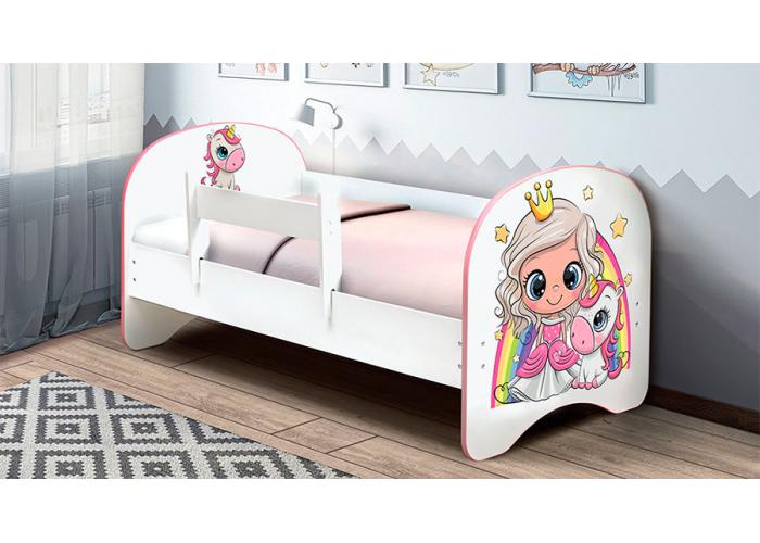 Детская кровать с фотопечатью Принцесса