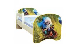 Детская кровать с фотопечатью Снежный Человек