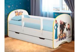 Детская кровать с фотопечатью Веселое Семейство