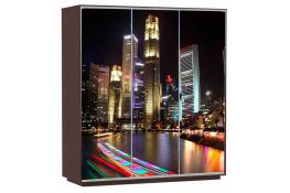 Шкаф-купе Сенатор 210х60х220 Трио Ночной-город