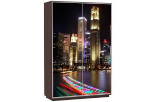 Шкаф-купе Сенатор 140х45х220 Класс Ночной-город