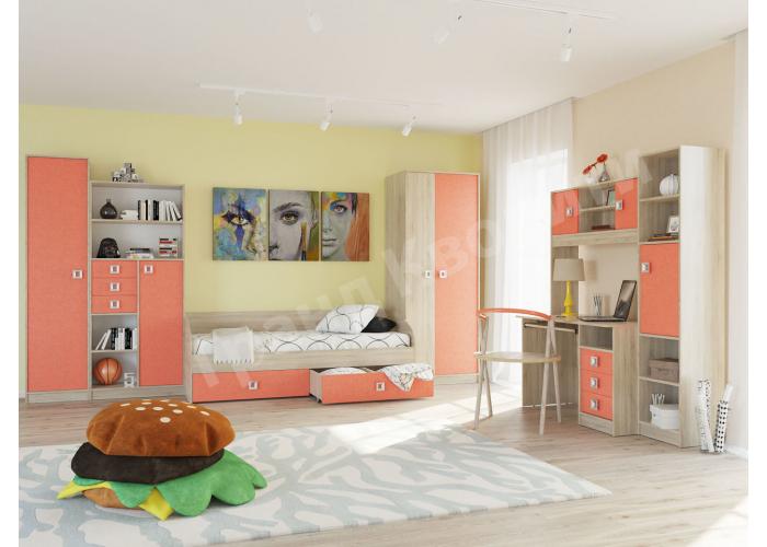 Шкаф пенал с полками Гранд Кволити Сити