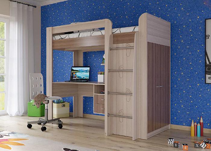 Кровать-чердак Гранд Кволити Степ