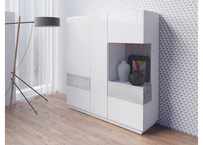 Комод HELVETIA SILKE 3D typ 46