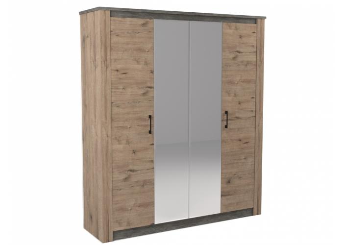 Шкаф 4-х дверный СБК Денвер