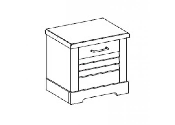 Тумба прикроватная СБК Кантри