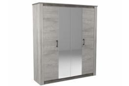 Шкаф 4-х дверный СБК Денвер
