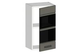 Шкаф навесной со стеклом СБК Канзас ШСТ-40