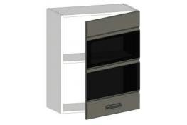 Шкаф навесной со стеклом СБК Канзас ШСТ-60