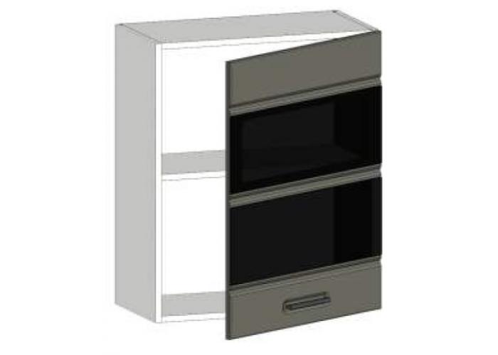 Шкаф навесной со стеклом СБК Канзас ШСТ-60