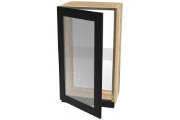 Шкаф навесной со стеклом СБК Сити ШСТ-40