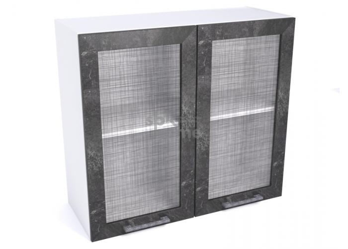 Шкаф СБК Дублин ШСТ-80 2-х дверный навесной со стеклом 720