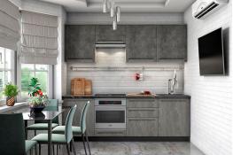 Кухонный гарнитур СБК Грей №3 2.4