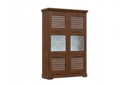 Пенал низкий со стеклом СБК Кантри РТ