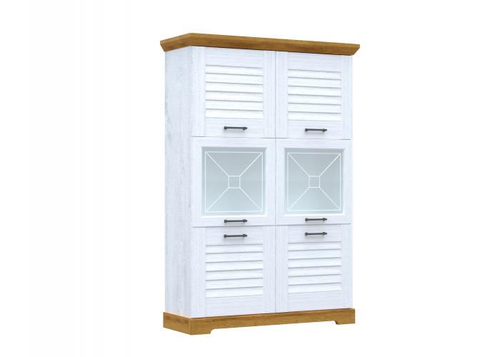 Пенал низкий со стеклом СБК Кантри СРН