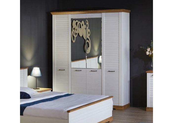 Шкаф 4-х дверный СБК Кантри