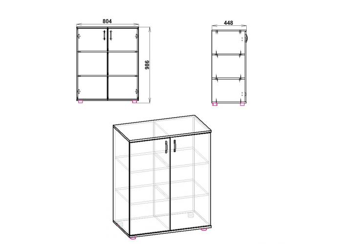Комод Победа 2Д