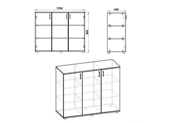 Комод Победа 3Д