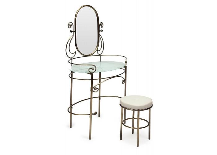 Столик туалетный TetChair Albert столик/зеркало + пуф
