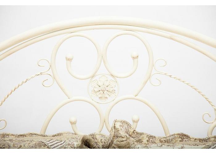 Кровать металлическая TetChair Elizabeth  антич.белый160