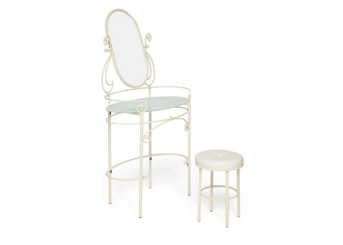 Столик туалетный TetChair Albert столик/зеркало + пуф