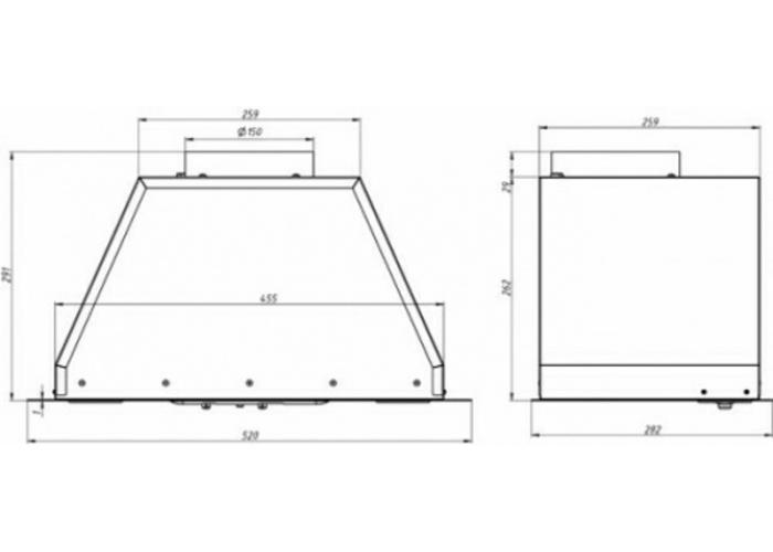 Вытяжка Эликор BF5634Q0 хром